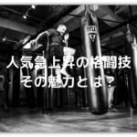 【必見】日本で今人気急上昇の格闘技とは！その魅力に迫る！